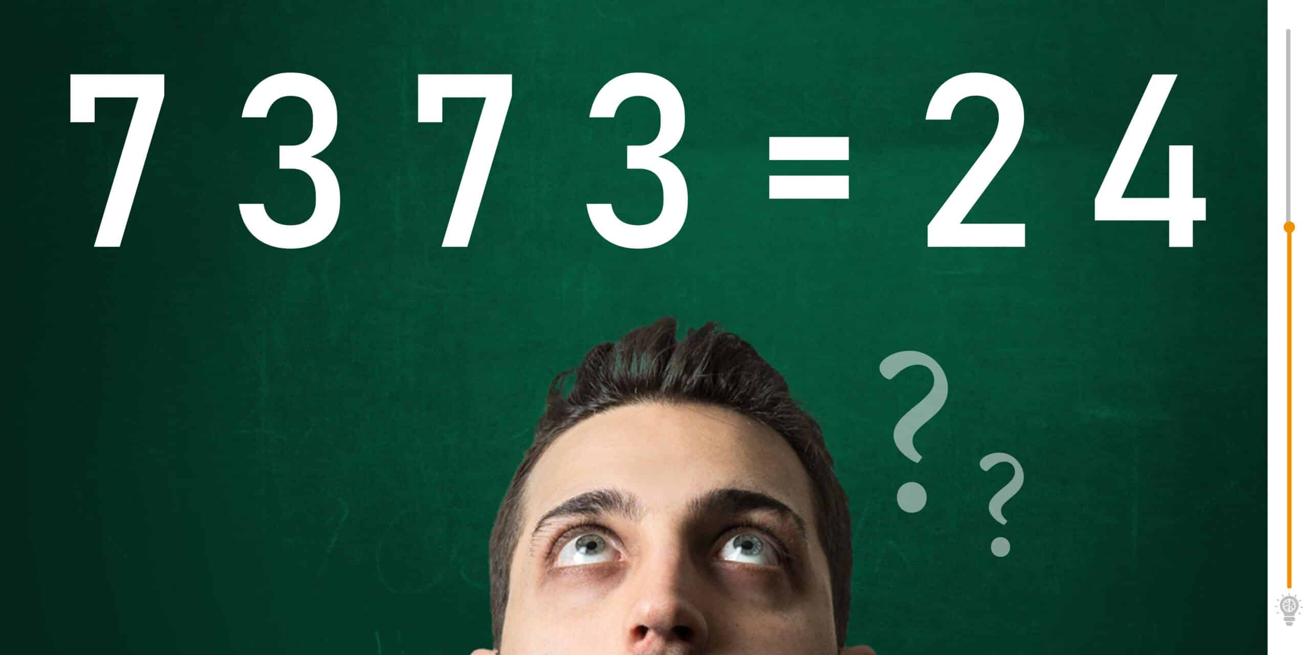 Wiskunde raadsel: Bewijs dat je een wiskundegenie bent. Beantwoord de volgende quiz correct.